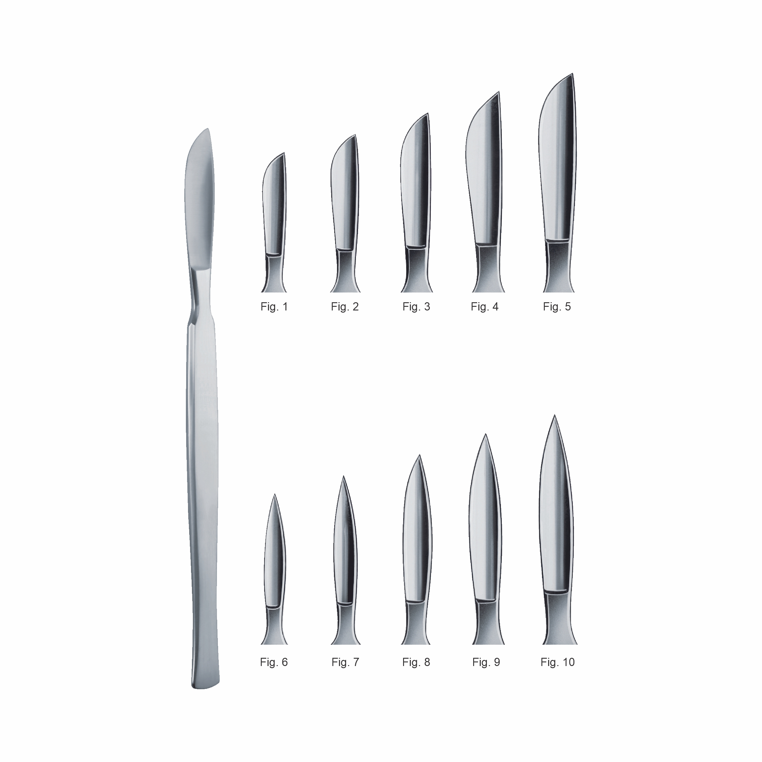 2 Operating Knives are high-precision surgical cutting instruments - Image 1